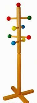 Bunte Kleiderständer für Kinder - Kleiderhaken