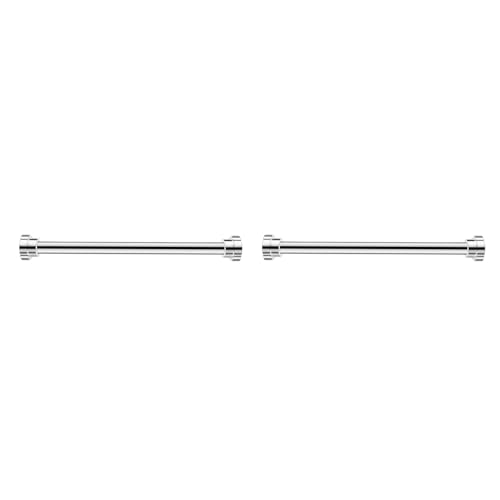 BLASHRD 2X Ausziehbare Wäsche Trocknungs Stange Dusch Vorhang Stange Aus Edelstahl Einziehbare Spann Stange für 40-55 cm