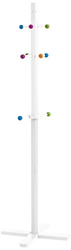 Zeller 13451 Kinder-Kleiderständer, MDF, 38 x 38 x 124 cm, weiß