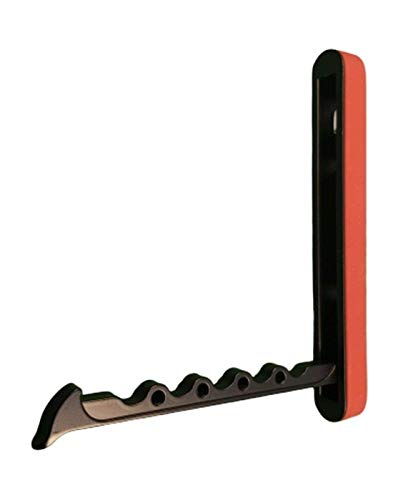 Garderobenhaken klappbar Kleiderhaken Klapphaken schwarz Silikonring rot Jackenhaken *537-Black-ROT