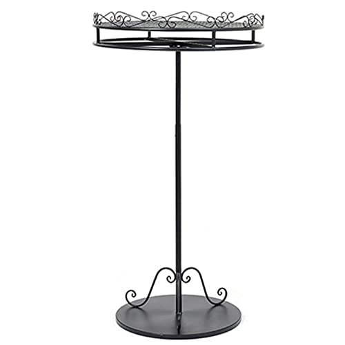 PingPai Kleiderständer, drehbarer Ausstellungsstand, gewerblicher Kleiderschrank, Kleiderständer, runder Kleiderständer, robuster Metall-Kleiderrahmen, Einzelhandelshaken, Boutiquen, Gold-Aufhänger