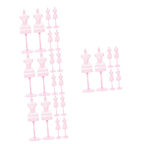 Toddmomy 24 Stück Kleiderständer Aufhänger Für Kleidung Kinder Puppen Schaufensterpuppe Puppe Kleid Halter Miniatur Schaufensterpuppe Puppe Schaufensterpuppe Ständer Kleine Weibliche