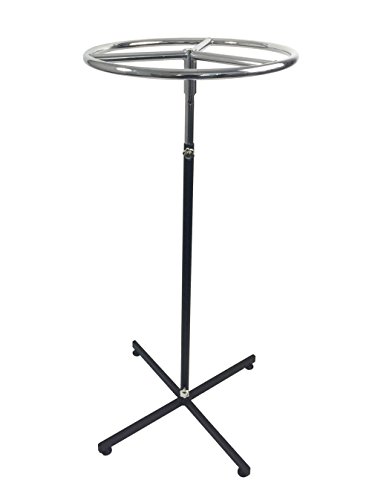 DPS Shopfitting Rundständer Ø60cm, Runder Kleiderständer, verchromt/schwarz