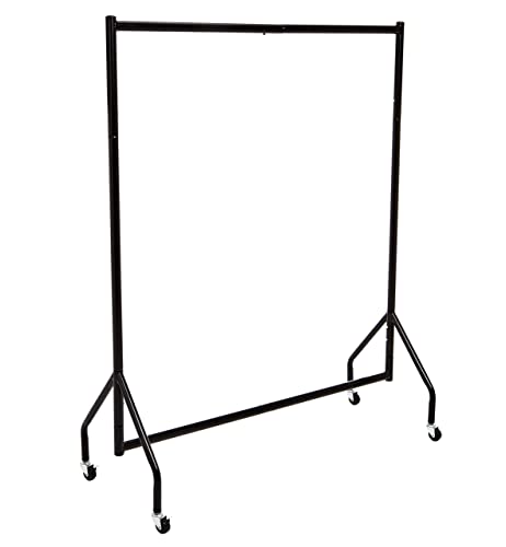 Amazon Basics Robuster Kleiderständer, 1,21 x 1,52 m, Schwarz