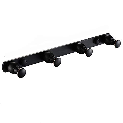 Kleiderhaken für die Wand, Kleiderständer Messing Doppel-Bademantelhaken Wandmontierter Handtuchhaken Heavy Duty Kleiderbügelhaken zum Aufhängen von Schals, Mänteln, Schlüsseln und mehr, Sch
