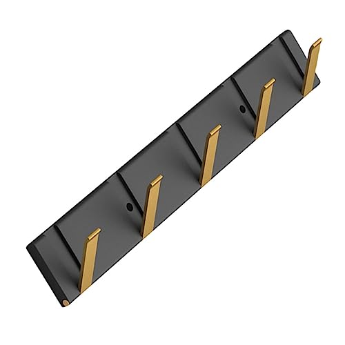 Warmhm 1Stk Kleiderhaken Badezimmerhaken Wandaufhänger für zu Hause hängende Garderobe kleiderständer jackenhaken klappbarer Wandhalter Badezimmer-Aufhänger Weltraum Aluminium Black