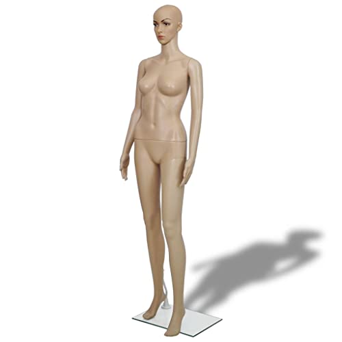 vidaXL Schaufensterpuppe 175cm Mannequin Frau Weiblich Puppe Schaufensterfigur