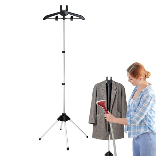 Handheld-Dampfgarer-Halter – kompakter Kleiderdampfer-Halter, moderner Dampfbügelständer | Höhenverstellbarer Bügel-Kleiderständer zum Dämpfen, drehbarer, praktischer Dampfständer für Kleidung