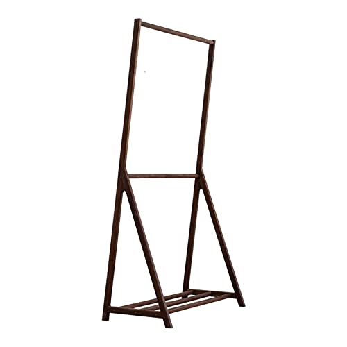 GRFIT Kleiderablage Kleiderständer for Aufhängen aus Holz, Bodentyp, Schlafzimmer, Wohnzimmer, Garderobe, Regal, Dicke Verarbeitung, Garderobe Garderobenständer