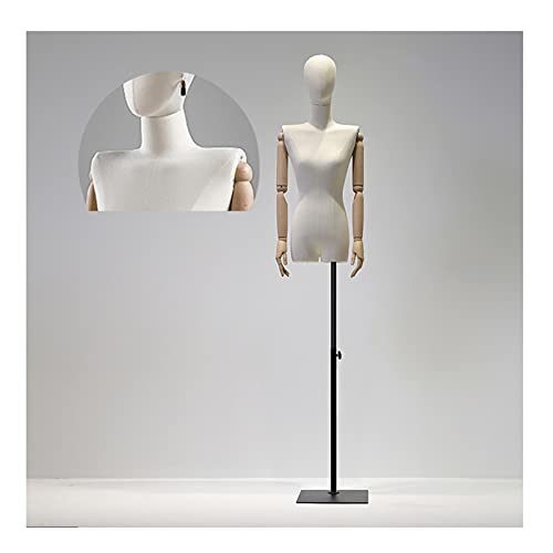 Schneiderpuppen Schaufensterpuppen-Torso, Schaufensterpuppen-Ständer, weiblicher Schaufensterpuppen-Torso, 120–210 cm, verstellbare Damen-Kleiderform zum Nähen, Schneidern, Kleid, Schmuck, Display, La