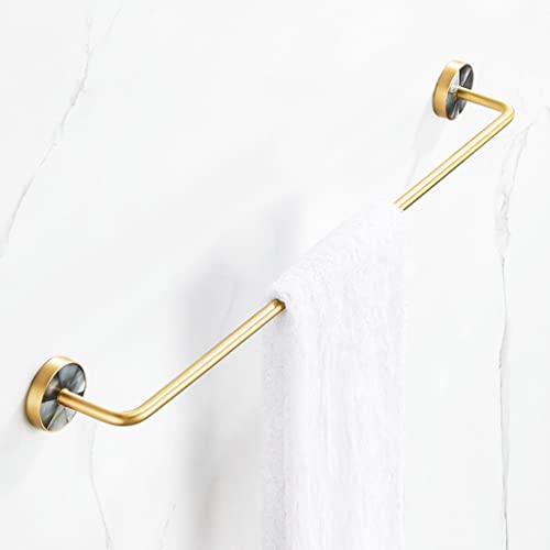 handtuchständer Handtuchstange aus goldenem Messing zur Wandmontage stilvoller Handtuchhalter für Bad und Küche platzsparendes Design mit Geschirrtuchhalter einfach zu installierendes modern