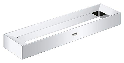 GROHE Selection Cube - Handtuchring (verdeckte Befestigung, Material: Metall, langlebig), chrom, eckig, 40766000