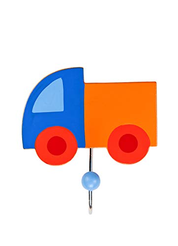 Mousehouse Gifts Kinder oder Baby Lastwagen Wandhaken Kleiderhaken aus Holz für Jungen Kinderzimmer