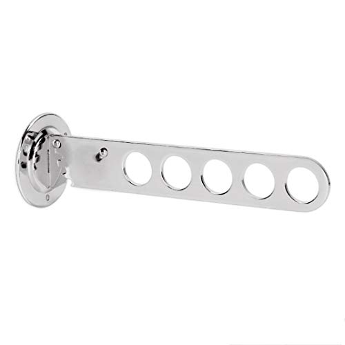 Edelstahl Kleiderlüfter Kleiderhaken, Klappbar Anschrauben Kleiderwandhaken Kleiderhalter Wäsche Wandhaken Wand Hanger Kleiderständer Kleiderstange Kleiderbügelhalter Bügelhalter für Bad Schrank