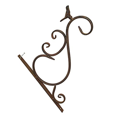 YARNOW Wand Hirten Haken Vintage Antike Stil Pflanzen Aufhänger Haken Halterung Außerhalb Zaun Hängen Haken Dekoration Ornament für Home Garten Terrasse