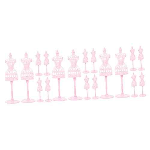 TOYANDONA 18 Stück Kleiderständer Aufhänger Für Kleidung Kind Schaufensterpuppe Spielzeug Puppen Puppe Schaufensterpuppe Torso Minipuppe Mini Schaufensterpuppe Nähschaufensterpuppe