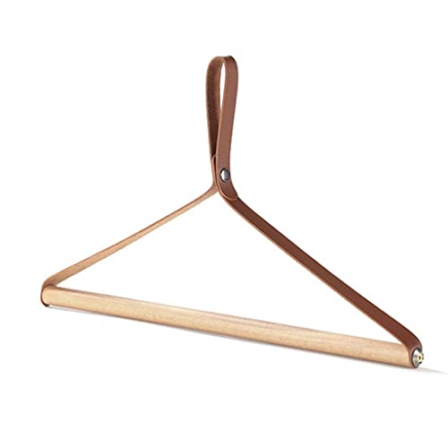 WODMB 1 x Kleiderständer aus Buchenholz, rutscht Nicht leicht ab, hohe Belastbarkeit, Gute Zähigkeit, geeignet for unterwegs (Color : Argento, Size : 41.7 * 1.5 * 21.2 cm)