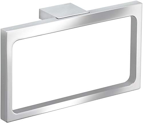 Keuco Edition 11 Handtuchring (Farbe chrom, Breite 261 mm, geradliniges Design, für Badezimmer) 11121010000