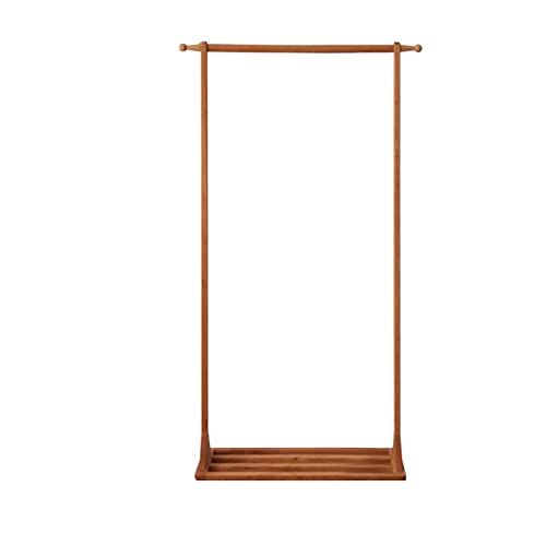 GRFIT Kleiderablage Garderobenständer aus Holz for Zuhause, Wohnzimmer, Bodentyp, Holz, einfacher Hänge-Kleiderständer, einfacher Wäscheständer Garderobenständer (Color : C, Size : S)
