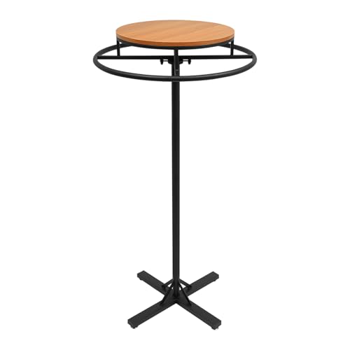 Dettchan Schwarz Runder Kleiderständer, 360° Drehbar Kleiderständer bodenstehender Kleiderständer Ringständer, für Bekleidungsgeschäfte, Boutiquen, Kinderbekleidungsgeschäfte 70 * 130cm