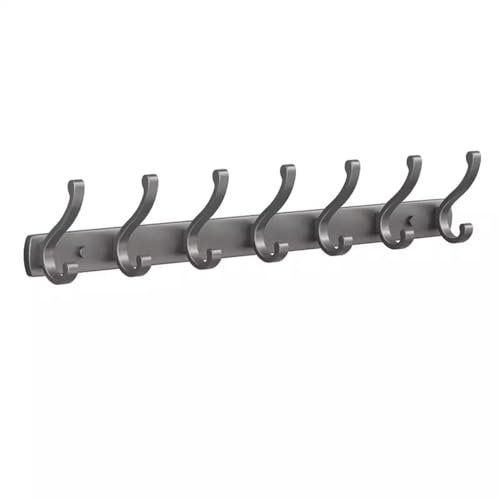 Wandgarderobe - Wandgarderobe, starker Klebehaken für den Eingang, hinter der Tür, Kleiderhaken, Schwerlast Traglast Rack für Mäntel und Zubehör