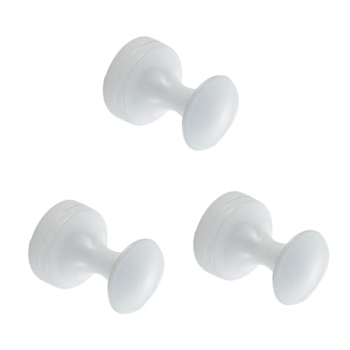 Cabilock 3 Stk Besenhalter Wandhalterung Hutaufhänger Für Die Wand Runder Kleiderbügel Messing Handtuch Kleiderständer Kleiderhaken Für Badezimmer Mantel Haken Aus Messing Weiß Mini