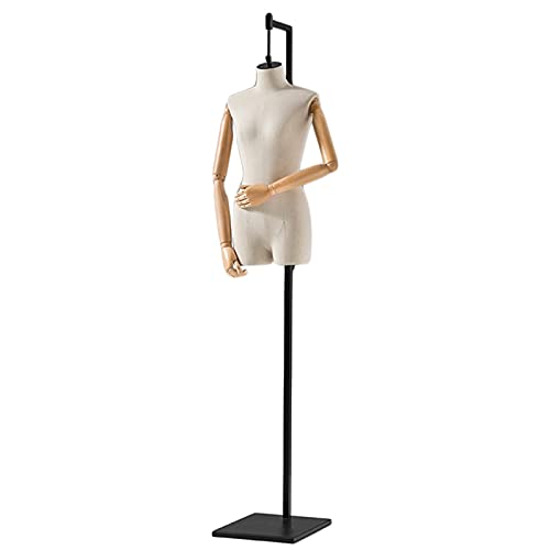 Schneiderpuppen Schaufensterpuppen-Torso, Schaufensterpuppen-Ständer, Schaufensterpuppen-Torso, Schaufensterpuppen-Ständer, weiblicher Schaufensterpuppen-Schneider-Torso mit Metallsockel, gebrochenes