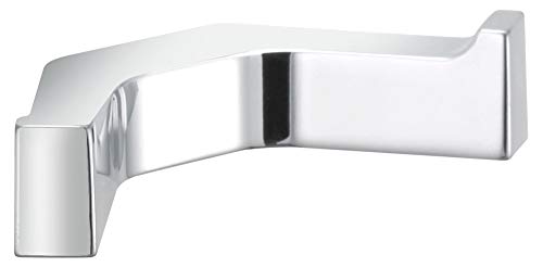 Keuco Handtuchhaken Edition 11 (doppelt, Farbe chrom, gerades Design, Breite 98 mm, Höhe 21 mm) 11115010000, Edelstahloptik