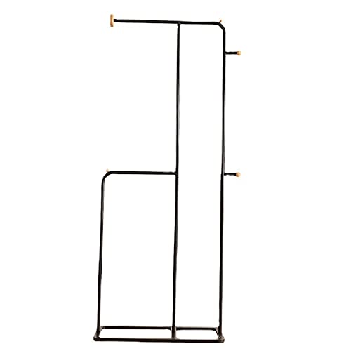 Garderobenständer Kleiderständer, Metall, schwarz, Kleiderschrank, Stoffschrank, Garderobe