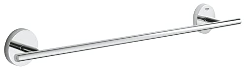 GROHE Start Cosmopolitan - Badetuchhalter (Stichmaß 430mm, Material: Metall, verdeckte Befestigung, zum Kleben oder Bohren), Chrom, 41166000