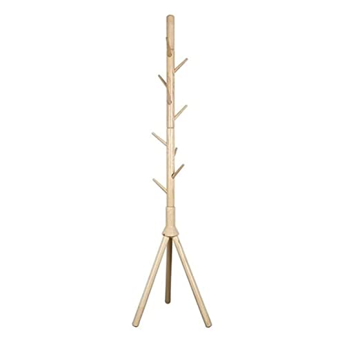 RUTAVM Garderobenständer Kleiderständer Aus Holz, Bodenstehend, Einpolig, Baumförmig, Kleiderständer, Korridor, Eckgarderobe Kleiderständer (Color : A, Size : 175 * 40cm)