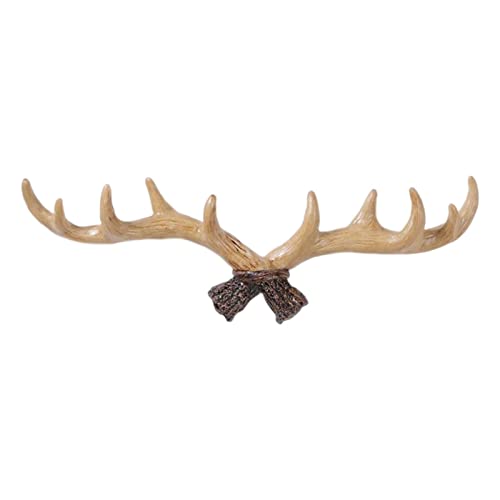 Schlüsselhaken Aus Geweih, Hirsch Harz Kleiderhaken, Garderobenhaken Motiv Geweih, Kleiderhaken Im Vintage-Design, Deko Hirschgeweih, Wandmontierte Kleiderhaken,Für Hut, Handtuch, Geldbörse, Roben,