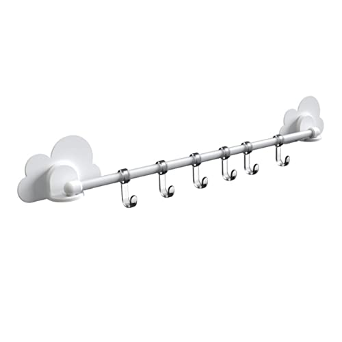 GARVALON Metall-Kleiderständer Für Kinder Wandhaken Für Kinder Kleiderbügel Für Kleidung Wandschiene Dekorative Wandhaken Für Kleider Kleiderhaken Wandhaken Stark Klebende