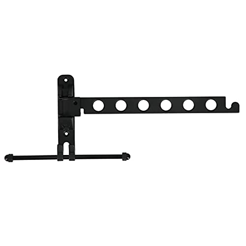 Tyenaza Wandmontierter Kleiderständer, Aluminiumlegierung, Klappbar, Links Und Rechts, 180° Schwenkbar, Kleiderbügel, Wäscheständer Für Zuhause, Hotel