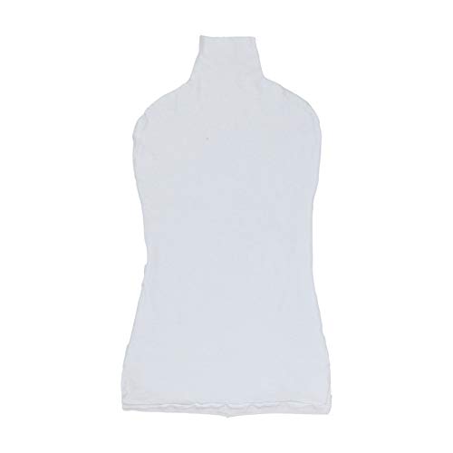 iplusmile Hervorragende Lycra Stoffbezug Weibliches Modell Stoff Zubehör für Oberkörper Kleid Standform Schaufensterpuppe Modell Dummy (Schaufensterpuppe Nicht Enthalten) Weiß