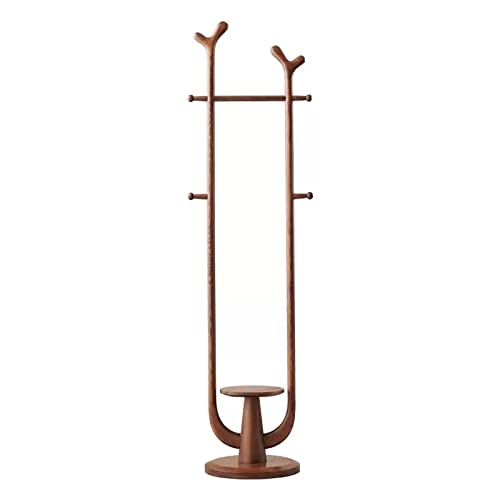 PTTRNS Kleiderablage Kleiderständer aus Holz, Kleiner Kleiderständer for Aufhängen auf dem Boden, for Büro und Wohnzimmer, for den Innenbereich, for Aufhängen von Kleiderständern Garderobenständer