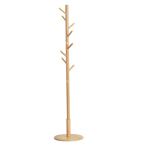 Garderobenständer Garderobenständer Aus Holz Für Zuhause, Bodenstehender Garderobenständer, Moderner Kleiderständer In Baumform, Schlafzimmer, Wohnzimmer, Korridor Kleiderständer ( Color : Primary , S