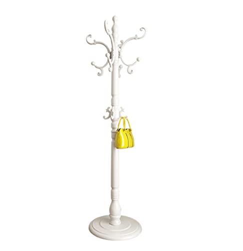 RUTAVM Garderobenständer Traditioneller Garderobenständer, Freistehend, Holz, Baum, Kleiderbügel, Ausstellungshalle, Baum Mit 8 Haken Für Kleidung, Hüte Kleiderständer (Color : B, Size : 195cm*50cm)