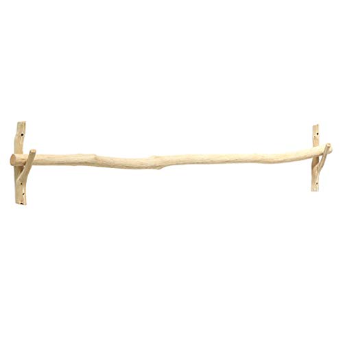 XIBANY Branch Kleiderstange zum Aufhängen an der Wand, Kleiderständer aus Holz, 100 cm/120 cm Länge, Wand-Kleiderständer für Einzelhandel, Zuhause (Größe: 120 cm) Feito NA China