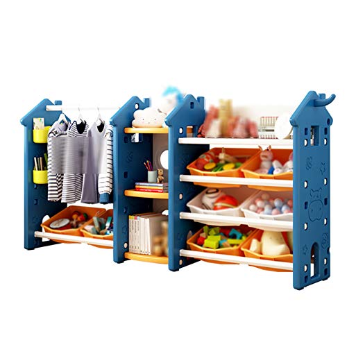 LM-Coat rack XINGLL Garderobenständer Garderobe Kleiderständer, Kinderregal, Starke Tragfähigkeit, Babyzimmer Wohnzimmer, Kindergarten Kleid Hut Tasche Spielzeug Buch Stift Lagerregal