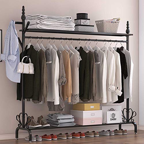 XI FA Kleiderständer Ständer - Vintage Coat Stand - Kleidung Hutständer Regal Schuh Zeitgenössischer multifunktionaler Metallmantel, Kleidung, Hüte, Schuhregale, ordentliche Aufbewahrungsteile
