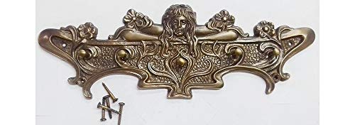 Graf von Gerlitzen Messing Antik Model Jugendstil Kleider Haken Kleiderhaken Garderobe Garderobenhaken H101A