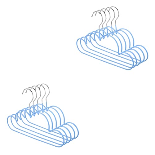 VARAKA 10 Stück Kleiderbügel, Kleiderständer, robuster Kleiderbügel für Hosen, Hemden, robuste Kinder-Kleiderbügel, Kleinkind-Kleiderbügel, lockere Kleiderbügel, Kinder-Kleiderbügel, Organizer