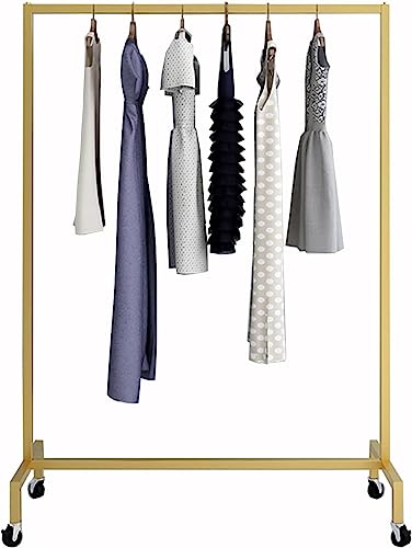 CATANK Garderobenständer, rollbar, Kleiderständer, Kleideraufbewahrungsstange, strapazierfähig, Kleiderständer zum Aufhängen von Kleidungsstücken, Garderobe für Schlafzimmer, Einzelhandel