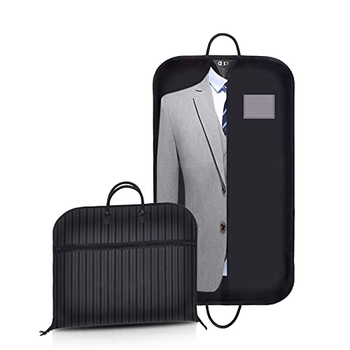 VISOOM Kleidersack | 100x 60 cm | Anzugtasche Kleidersäcke Atmungsaktive Kleidersack Anzug Schutzhülle für Anzug Jacke Kleid Reisen und Aufbewahrung Herren Damen(Oxford-Stoff)