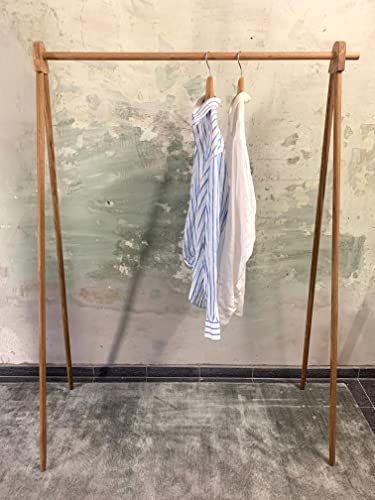 TIDYBOY Kleiderständer aus Holz, Garderobenständer, Garderobe, Clothes Rack und Kleiderstange aus Holz. Designer, Moderner offener Kleiderschrank oder Kleiderregal in Berlin Handgemacht Eiche Geölt