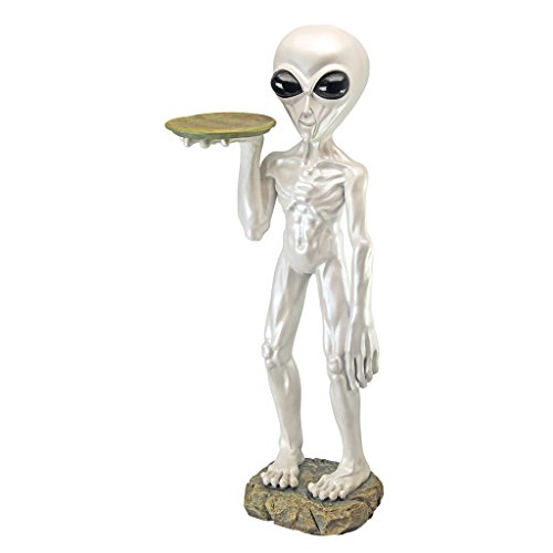 Design Toscano Roswell, der Alien, Butler-Figur