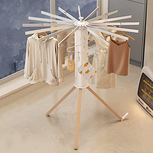 Faltbarer Wäscheständer Platzsparend Aluminium Wäscheständer, Platzsparender Turmwäscheständer, Bodenstehender Wäscheständer Für Babys, Für Socken, Shorts, Unterwäsche Und Babykleidung ,winddichte Cli