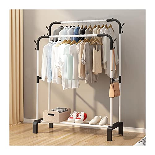 GRFIT Garderobenständer Wäscheständer Boden Balkon Home Wäscheleine Wäscheständer Mobiles Schlafzimmer Mehrschichtige Wäscheleine Indoor Einfache Trockenstange Kleiderständer (Color : 10)