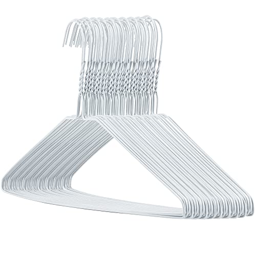 Hangerworld 50 Drahtkleiderbügel 41cm Hell Metall Kleiderbügel Metallkleiderbügel
